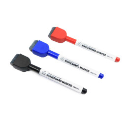 Combo pincel marcador p/ quadro branco - 3 unidades